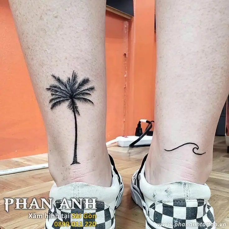 Hình xăm sóng nước ở tay: nghệ thuật trên da 32