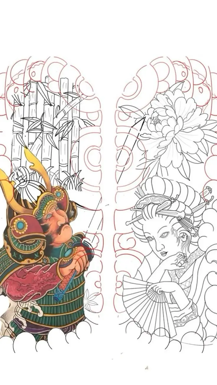 Top Hình Xăm Đui Đẹp Nam Nhật Cổ - 50 Mẫu Đột Phá 4