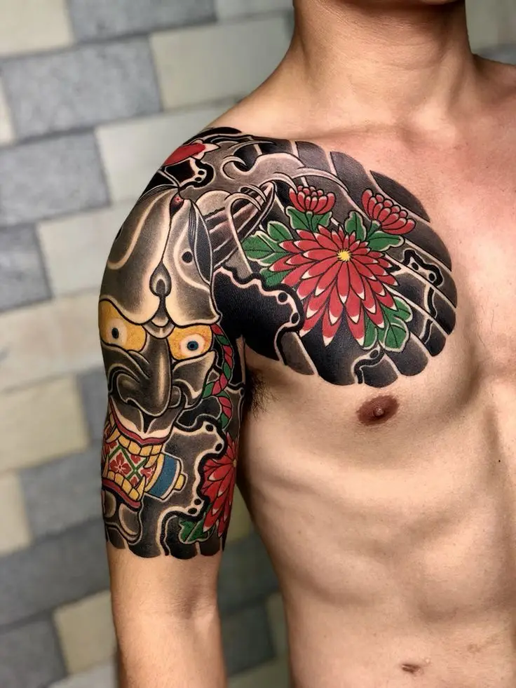 Hình Xăm Vai Nam Nhật Cổ: Khám Phá 50+ Mẫu Đẹp Mắt 45