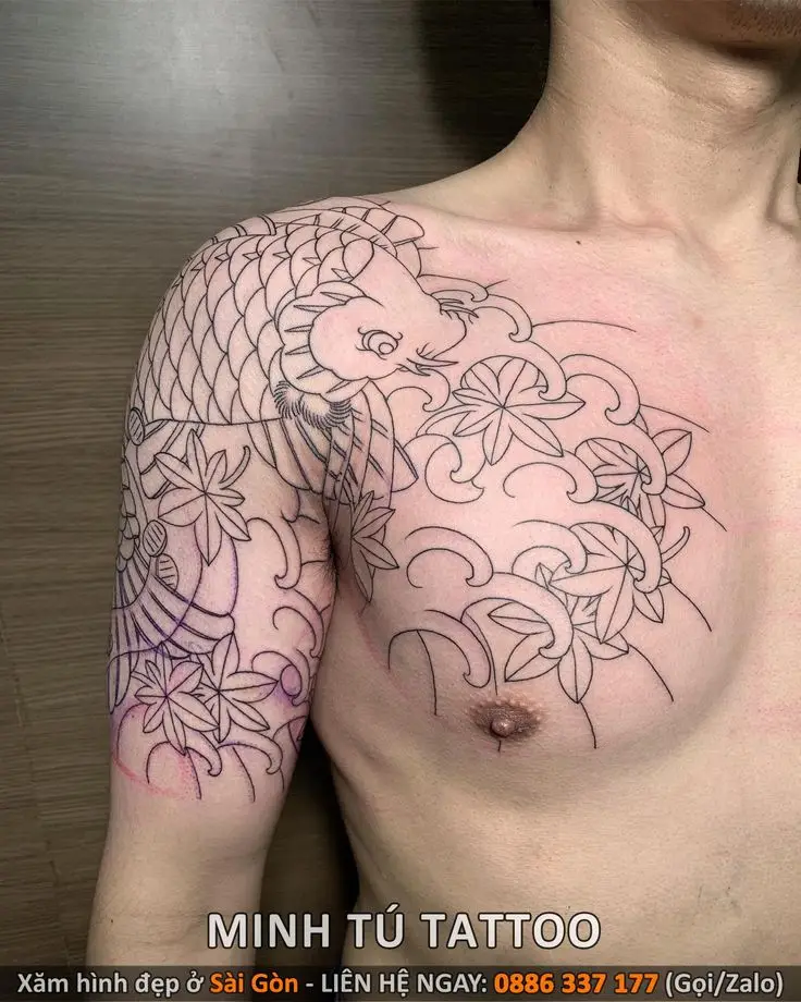 Hình Xăm Vai Nam Nhật Cổ: Khám Phá 50+ Mẫu Đẹp Mắt 47