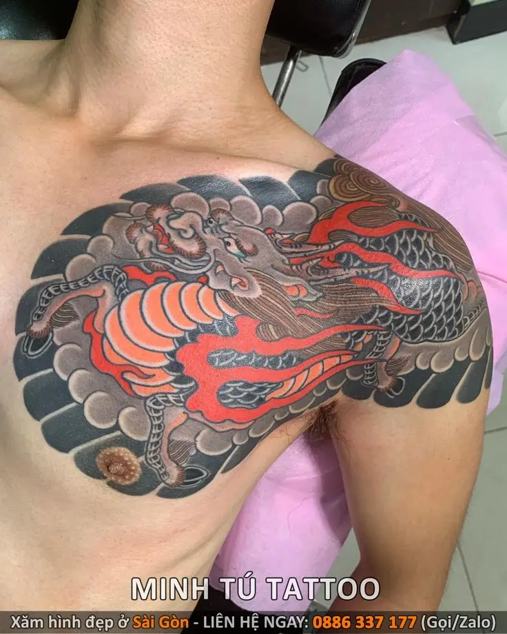 Hình Xăm Vai Nam Nhật Cổ: Khám Phá 50+ Mẫu Đẹp Mắt 49