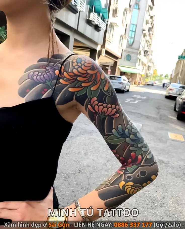 Hình Xăm Vai Nữ Đẹp Nhất: Những Mẫu Hình Ấn Tượng 16