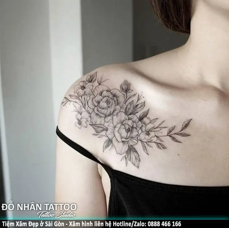 Hình Xăm Vai Nữ Đẹp Nhất: Những Mẫu Hình Ấn Tượng 48