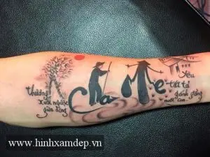 Hình Xăm Về Cha Mẹ Ý Nghĩa Nhất: 50+ Hình Ảnh Cảm Động 44
