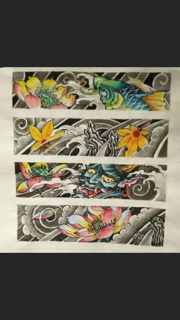 Hình Xăm Vòng Tay Nhật Cổ Cá Chép: 50 Hình Ảnh Ấn Tượng 44