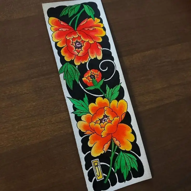 Hình Xăm Vòng Tay Nhật Cổ Hoa Mẫu Đơn: Nghệ Thuật Và Đẹp Mắt 9