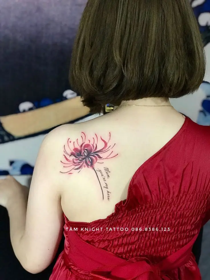 Hoa Bỉ Ngạn Hình Xăm – Sự Kết Hợp Giữa Sắc Đẹp Và Nỗi Buồn 32