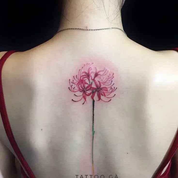 Hoa Bỉ Ngạn Hình Xăm – Sự Kết Hợp Giữa Sắc Đẹp Và Nỗi Buồn 40