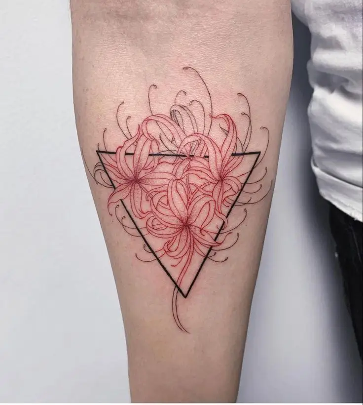 Hoa Bỉ Ngạn Hình Xăm – Sự Kết Hợp Giữa Sắc Đẹp Và Nỗi Buồn 61