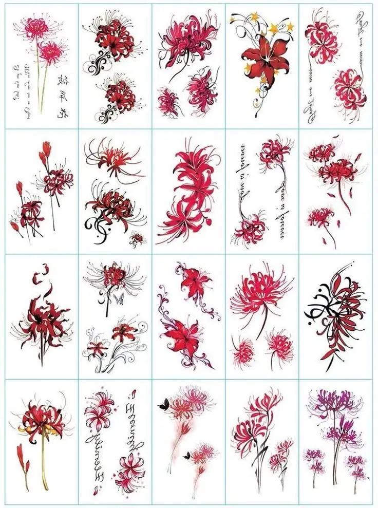 Hoa Bỉ Ngạn Hình Xăm – Sự Kết Hợp Giữa Sắc Đẹp Và Nỗi Buồn 65