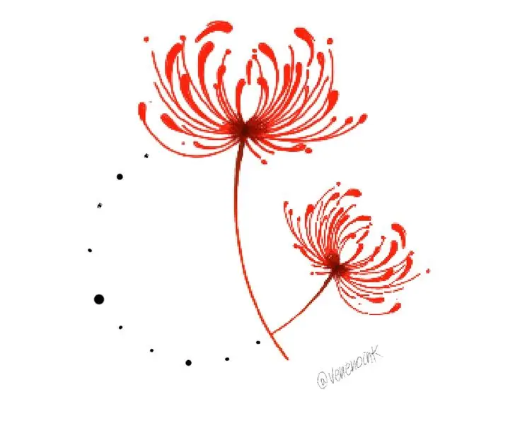 Hoa Bỉ Ngạn Hình Xăm – Sự Kết Hợp Giữa Sắc Đẹp Và Nỗi Buồn 69