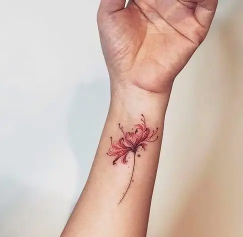 Hoa Bỉ Ngạn Hình Xăm – Sự Kết Hợp Giữa Sắc Đẹp Và Nỗi Buồn 72