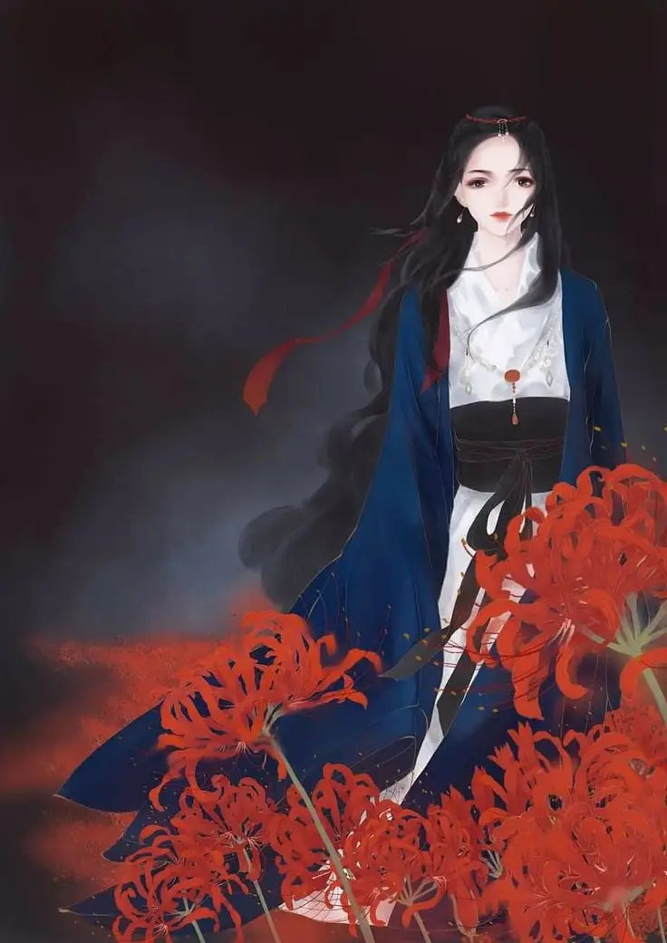 Hoa bỉ ngạn và cô gái - Hình ảnh thơ mộng và sâu lắng 46