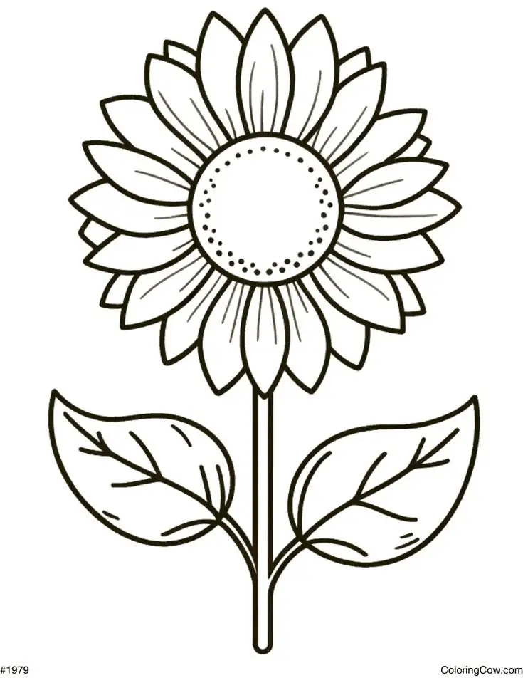 Hoa Hướng Dương Tô Màu - Nguồn Cảm Hứng Từ Thiên Nhiên 2