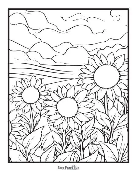 Hoa Hướng Dương Tô Màu - Nguồn Cảm Hứng Từ Thiên Nhiên 16