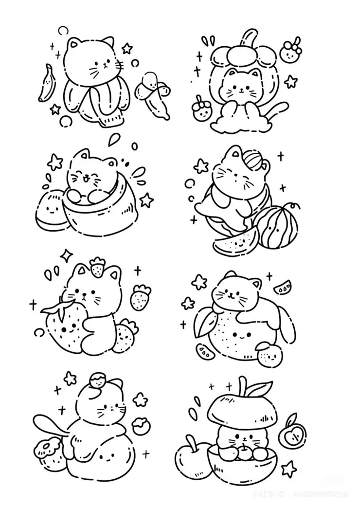 Hình tô màu cute giúp bé phát triển tư duy 15