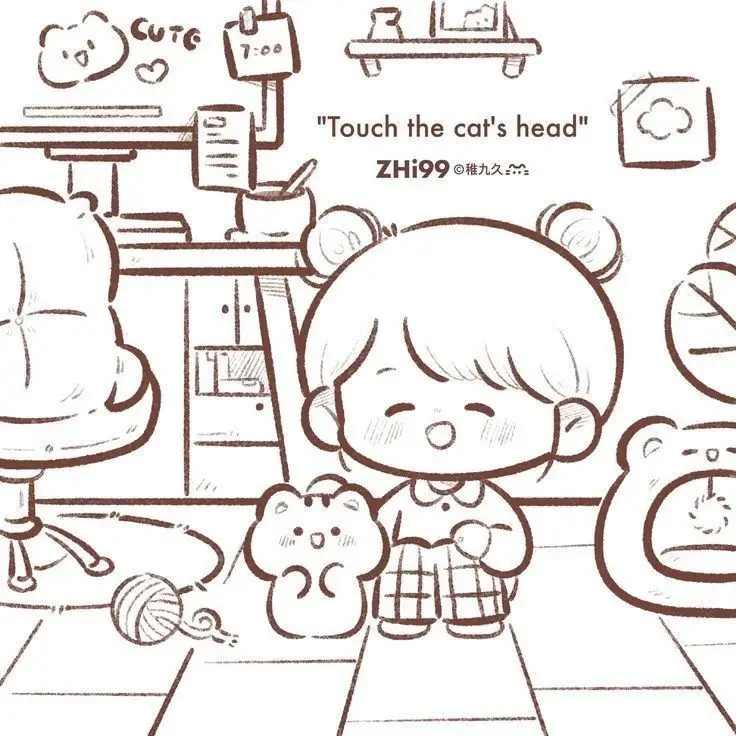 Hình tô màu cute giúp bé phát triển tư duy 27