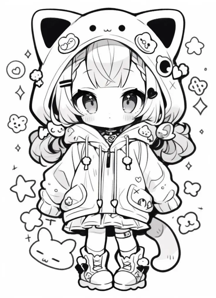 Hình tô màu cute giúp bé phát triển tư duy 28