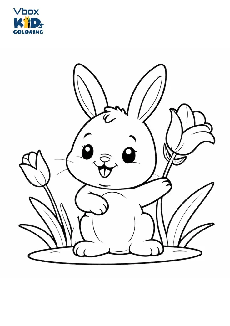 Hình tô màu cute giúp bé phát triển tư duy 34
