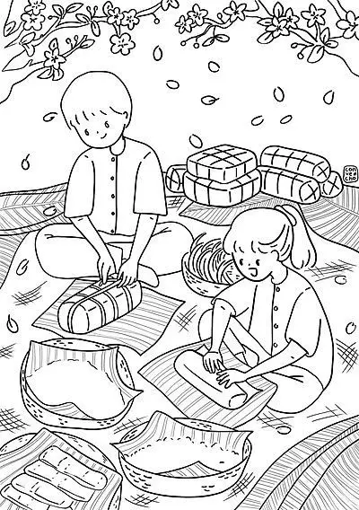Hình tô màu cute giúp bé phát triển tư duy 43