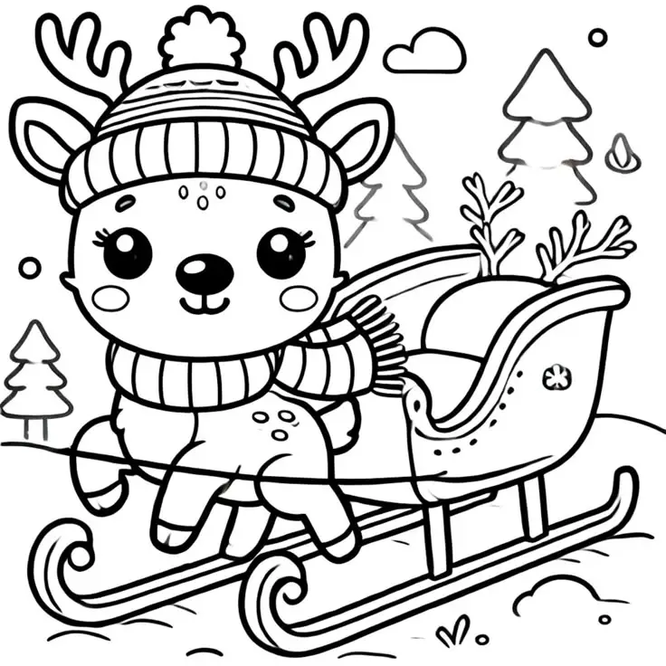 Hình tô màu cute giúp bé phát triển tư duy 54