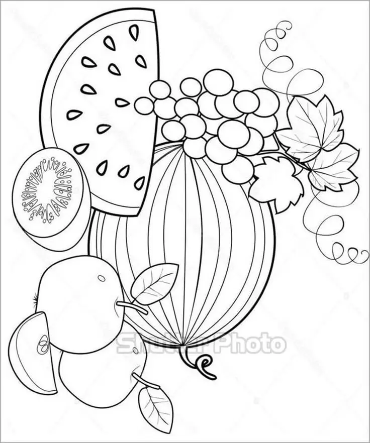 In Tranh Tô Màu Cho Bé Vui Chơi Học Tập 51