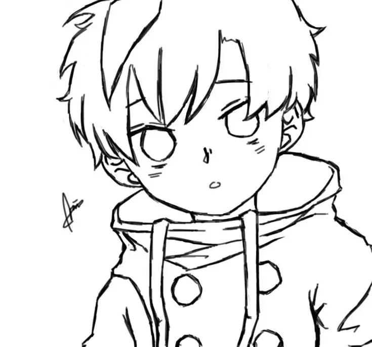 Lạnh Lùng Tranh Tô Màu Anime Boy Ngầu - Bộ Sưu Tập Hấp Dẫn 7