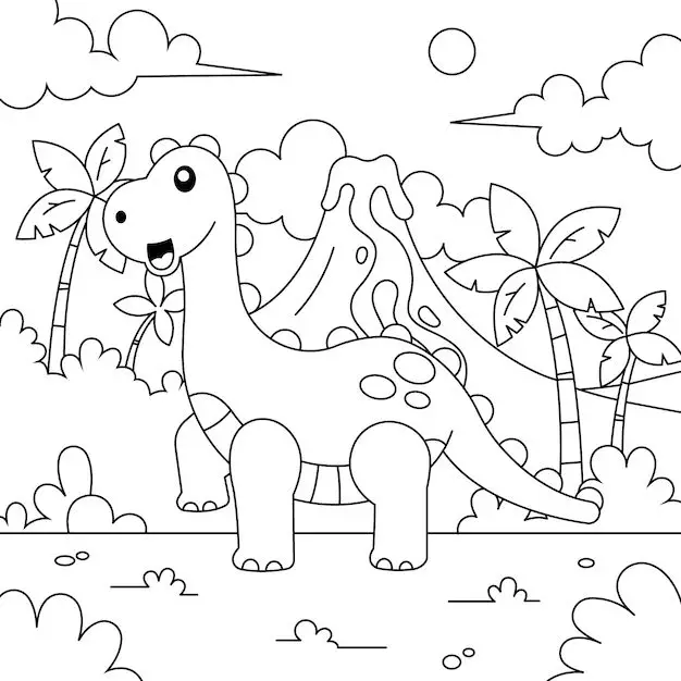 Tranh Tô Màu Con Vật Cho Mầm Non Dễ Thương 52