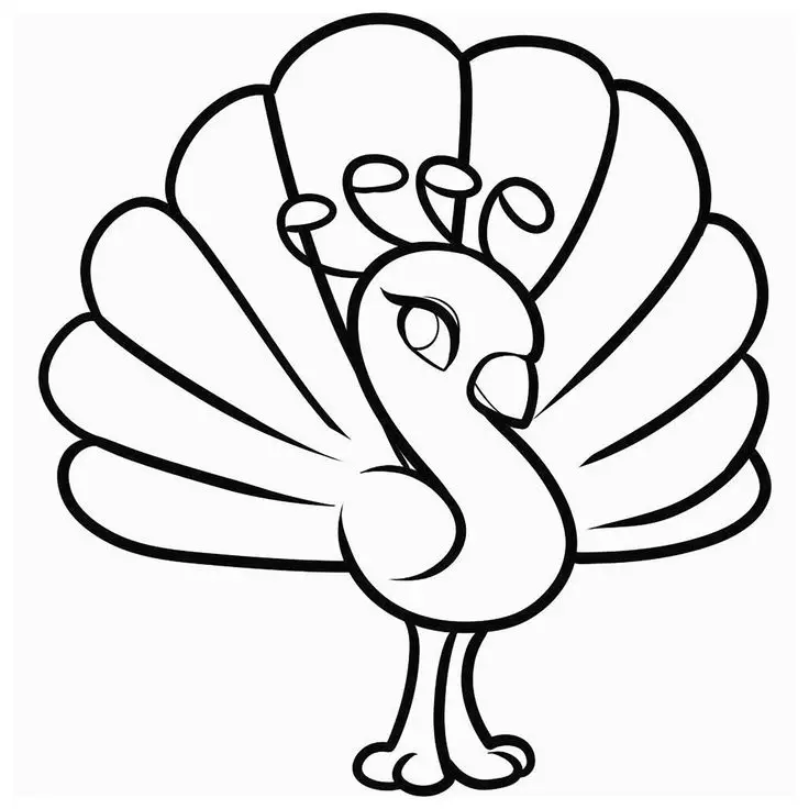 Tranh Tô Màu Con Vật Cho Mầm Non Dễ Thương 55