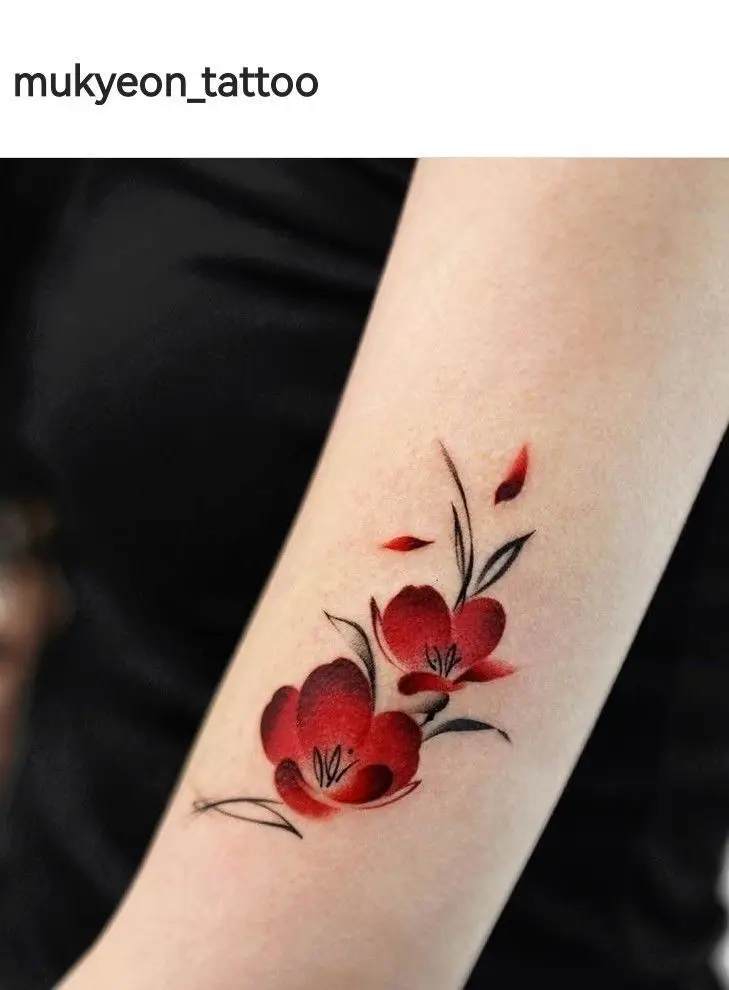 Mẫu Hình Xăm Hoa Hồng Đẹp và Ý Nghĩa 20