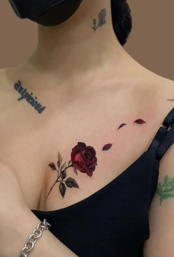 Mẫu Hình Xăm Hoa Hồng Đẹp và Ý Nghĩa 44