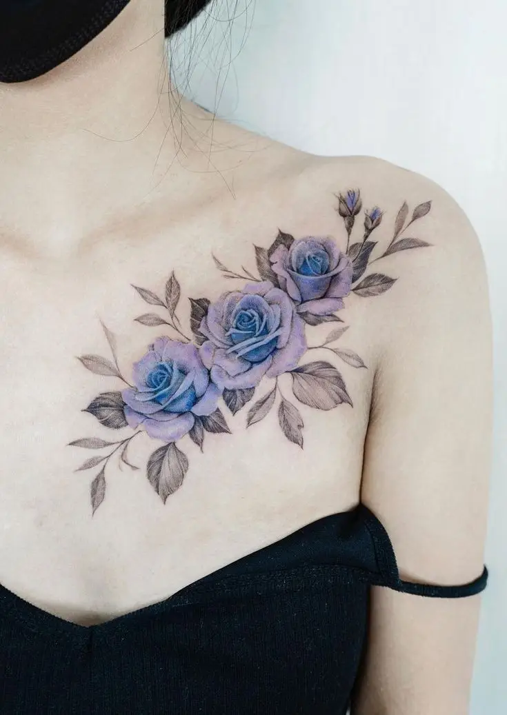 Mẫu Hình Xăm Hoa Hồng Đẹp và Ý Nghĩa 47