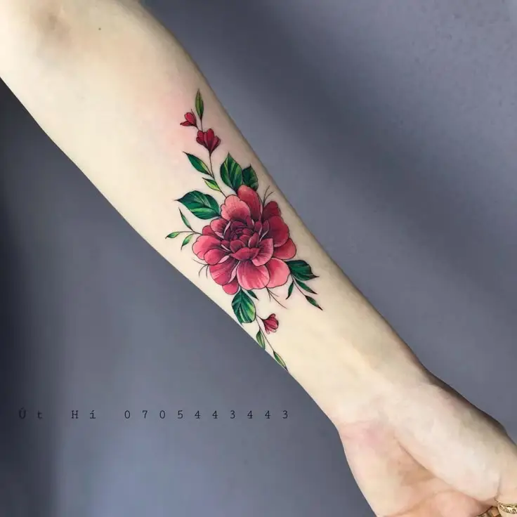 Mẫu Hình Xăm Hoa Hồng Đẹp và Ý Nghĩa 67