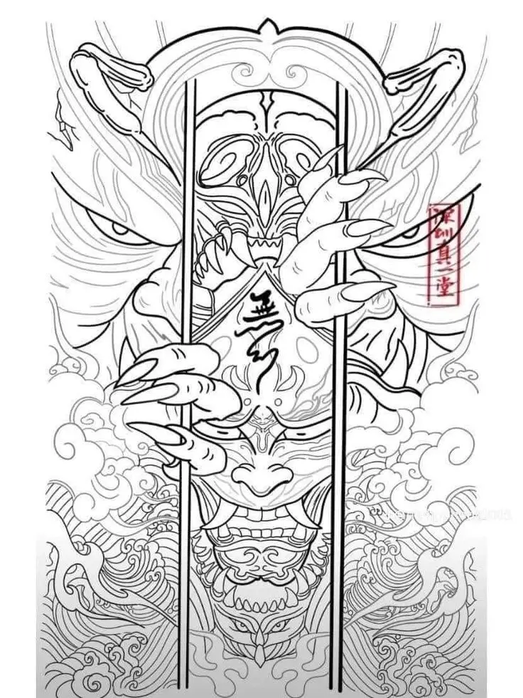 Mẫu Xăm Full Tay Nhật Cổ: 100+ Ý Tưởng Sang Trọng 9