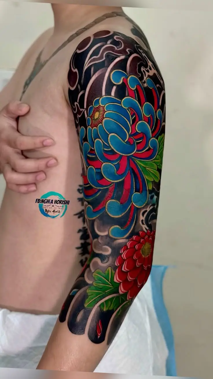 Mẫu Xăm Full Tay Nhật Cổ: 100+ Ý Tưởng Sang Trọng 44