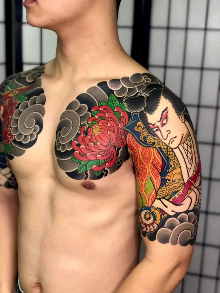 Mẫu Xăm Full Tay Nhật Cổ: 100+ Ý Tưởng Sang Trọng 57
