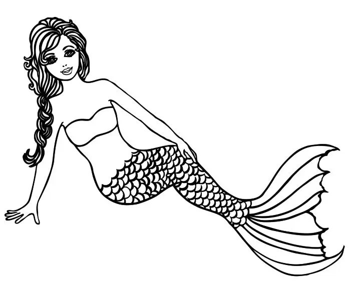 Nàng tiên cá tô màu: Hình ảnh tuyệt đẹp cho bé thỏa sức sáng tạo 16