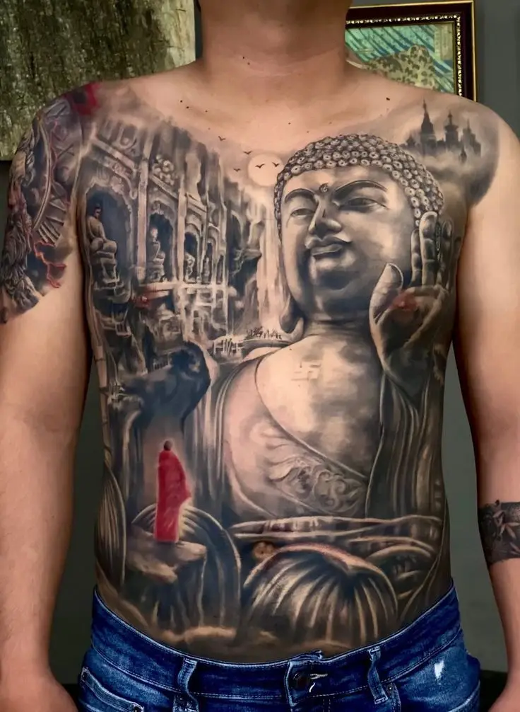 Những Hình Xăm Phật Đẹp Nhất: 100+ Mẫu Để Tôn Vinh Tín Ngưỡng 14