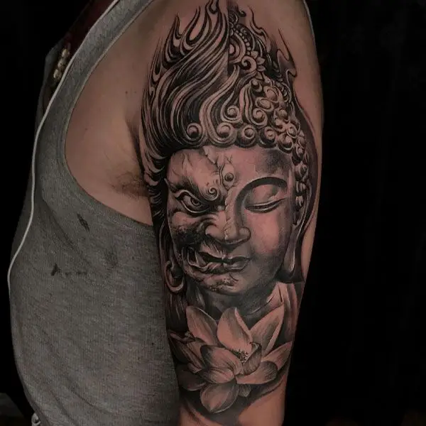 Những Hình Xăm Phật Đẹp Nhất: 100+ Mẫu Để Tôn Vinh Tín Ngưỡng 19