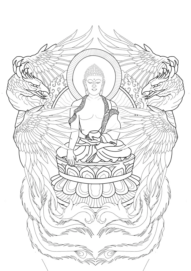 Những Hình Xăm Phật Đẹp Nhất: 100+ Mẫu Để Tôn Vinh Tín Ngưỡng 21