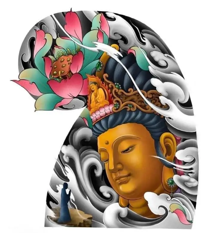 Những Hình Xăm Phật Đẹp Nhất: 100+ Mẫu Để Tôn Vinh Tín Ngưỡng 25