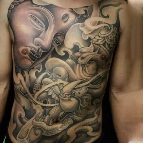 Những Hình Xăm Phật Đẹp Nhất: 100+ Mẫu Để Tôn Vinh Tín Ngưỡng 38