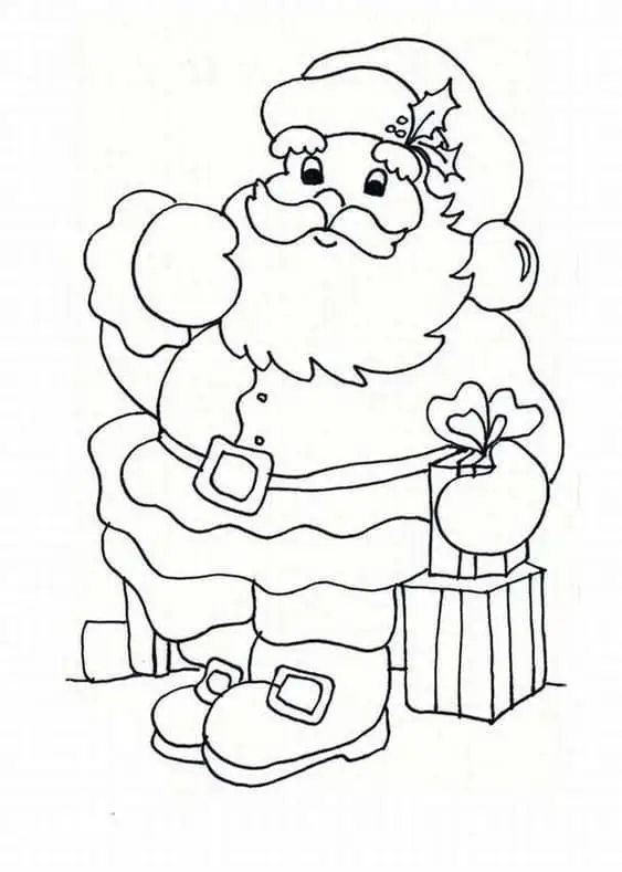 Top 50+ Hình Ảnh Ông Già Noel Tô Màu Vui Nhộn Ngày Giáng Sinh