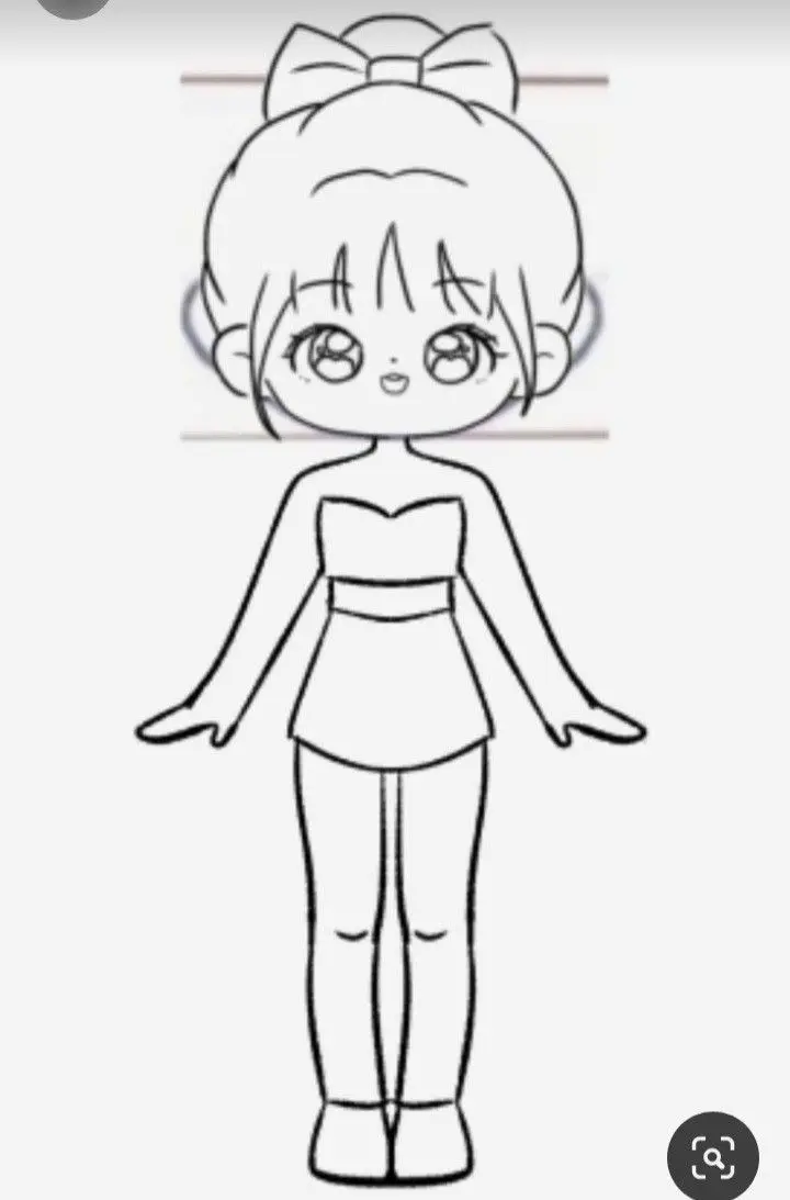 Paper doll tranh tô màu búp bê giấy: Sáng tạo không giới hạn 21