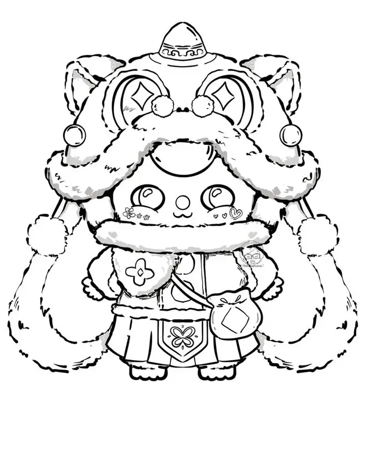 Paper doll tranh tô màu búp bê giấy: Sáng tạo không giới hạn 28