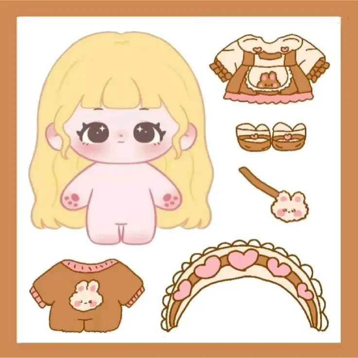 Paper doll tranh tô màu búp bê giấy: Sáng tạo không giới hạn 65