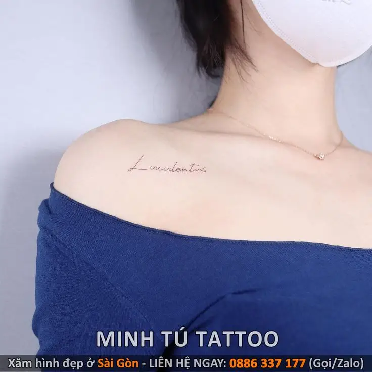 Quyến rũ với hình xăm chữ ở đui cho nữ: 50 ý tưởng lôi cuốn 41