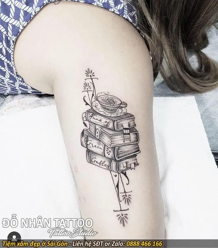 Quyến rũ với hình xăm chữ ở đui cho nữ: 50 ý tưởng lôi cuốn 66