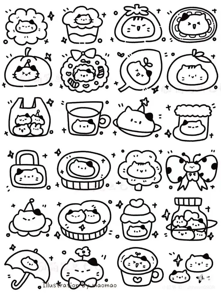 Sticker Hình Tranh Tô Màu Cute Dành Cho Bé 4