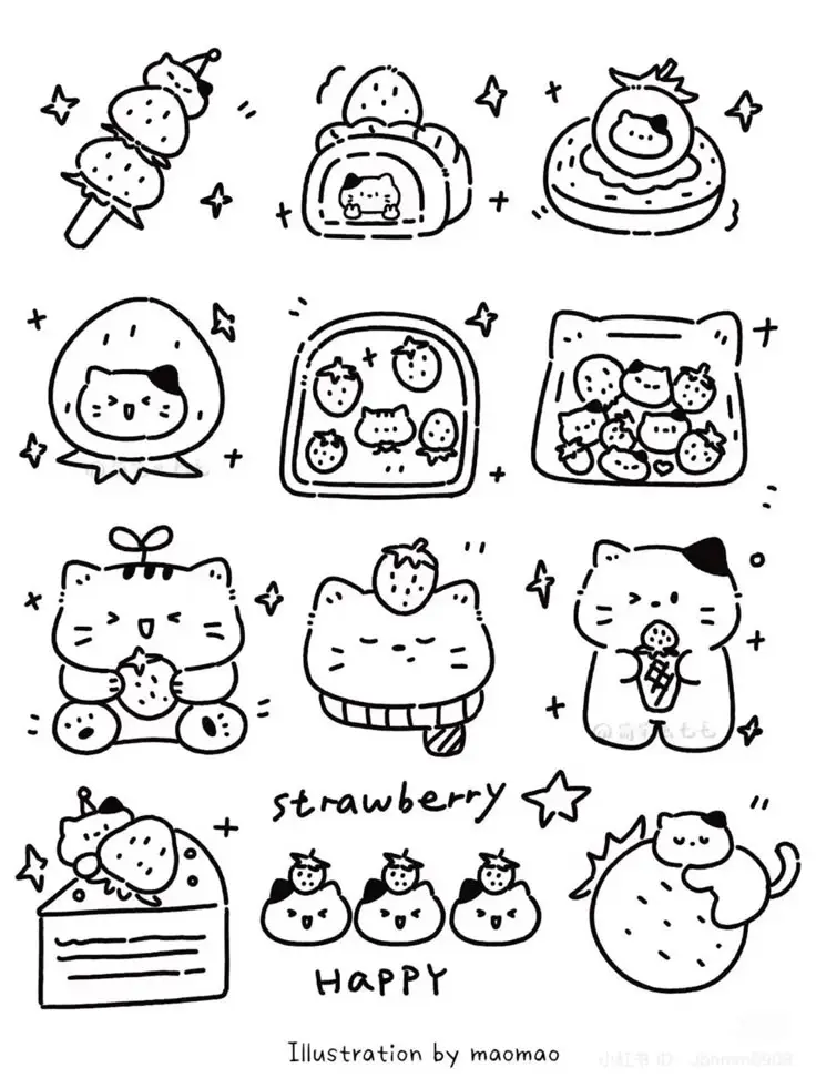 Sticker Hình Tranh Tô Màu Cute Dành Cho Bé 20